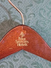 Vintage Four Seasons Hotel Wooden Hanger George