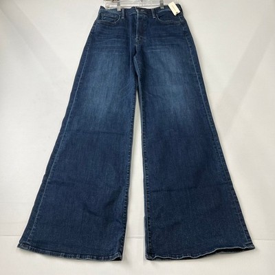 MOTHER The Tomcat Roller Sneak Wide-Leg Women's Size 30 Dark Denim