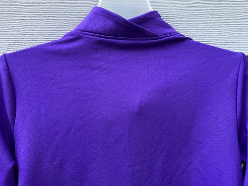 Under Armour Youth Purple 1/2 Zip Long Sleeve Pullover 1356989-754 size YLG - Picture 7 of 9