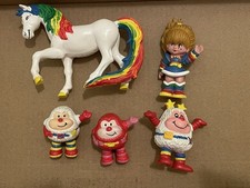 Iridella Rainbow Brite Cavallo Folletti Pvc 5 Pz 1983