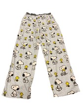 Peanuts Snoopy Woodstock PJ Pants Lounge Sleep Women's Peanuts Spell Out Waist S