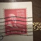 USA 2 Cent 1938 John Adams Stamp — photo 2