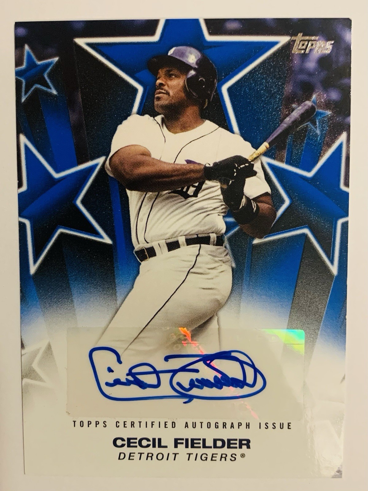 2025 Topps Series 1 Baseball Stars Autographs Cecil Fielder #BSA-CFI #107/150!