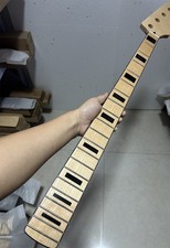 4 string Bass guitar neck part 20 fret 34inch Maple Fretboard Block Inlay Gloss