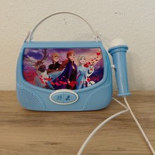 Frozen II Disney Sing Along Boombox Connect MP3 Microphone Tested Working