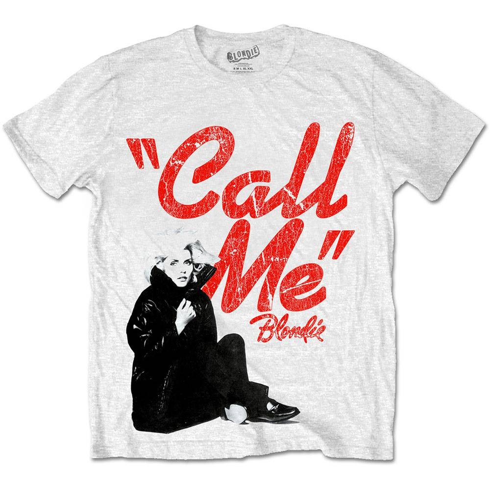 Blondie | Call Me Unisex Tee | X-Large