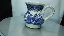 Ringtons small willow pattern jug, free delivery