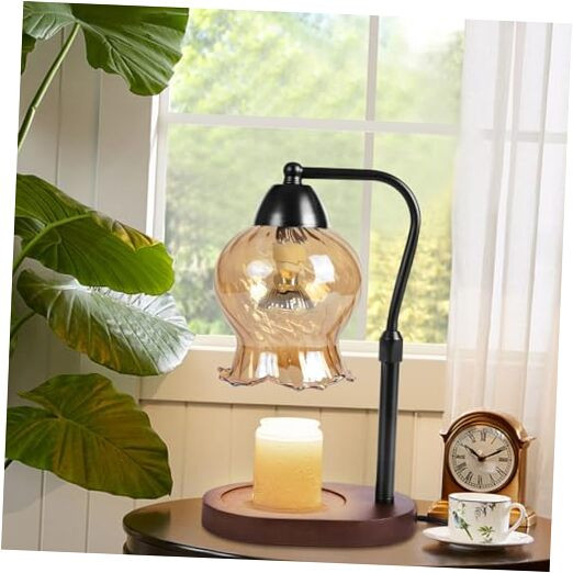 Candle Warmer Lamp with Adjustable Height, Timer & Dimmable Light for Home Decor-image