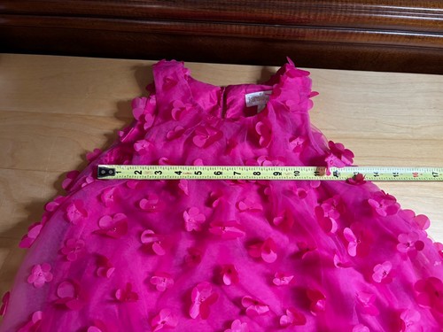 Kenzie Girl Dress Pink Size 7 Flowers Sleeveless - Picture 10 of 11
