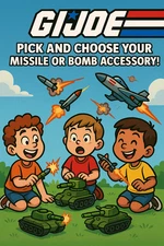 Vintage * GI jOE  * 1980s-90s Pick & Choose Your Missile / Bomb / Torpedo Etc