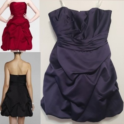 Davids Bridal Dress Size 18 Strapless Short Pick Up Dress STYLE # 84091