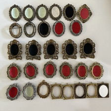 Vintage Lot Ornate Brooch Setting Mount Frame...