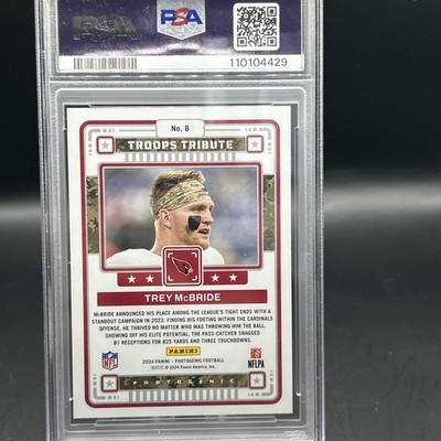 2024 Panini Photogenic Trey McBride #8 Troops Tribute SP /99 Nice