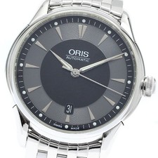 ORIS Artelier 7591 Date Black Grey Dial Automatic Men's Watch_907581
