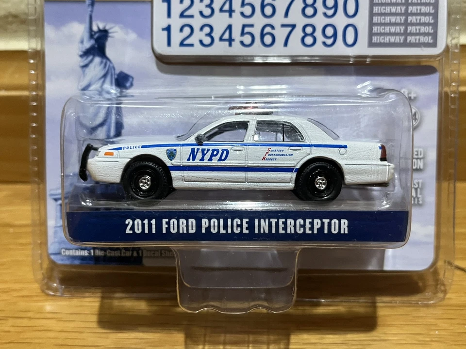 Greenlight 1/64 Ford Crown Victoria Police Interceptor NYPD Highway Patrol Decal - Image 2 of 4