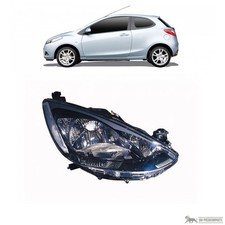 Hauptscheinwerfer Frontscheinwerfer rechts H4 für Mazda 2