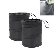 Car Trash Can, 2 Packs Mini Collapsible Pop-up Car Garbage Can, Waterproof
