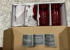 Dublin Crystal Highball Glass Collection  Set Of Four (4) 12oz Red Xmas NEW! — photo 4