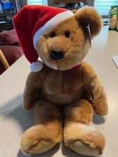 TY Beanie Baby 1997 Rare Holiday Teddy The Beanie Buddies Collection 