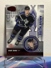2003-04 Pacific INVINCIBLE Hockey DUSTIN BROWN #112 RED ROOKIE SP 175/850
