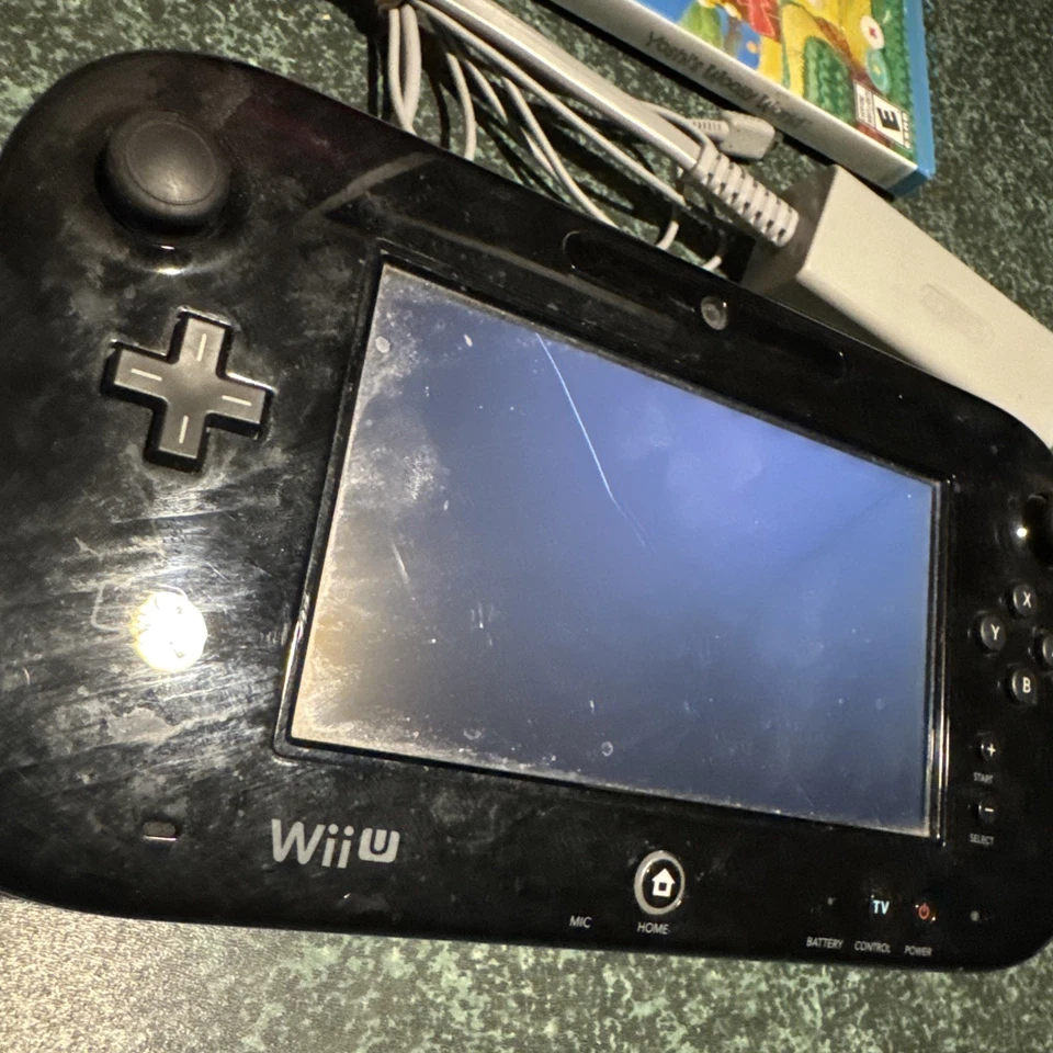 Controlador Gamepad Wii U - Juego Yoshi - Cargador OEM - WUP-010 para piezas o reparación Foto 3 de 4