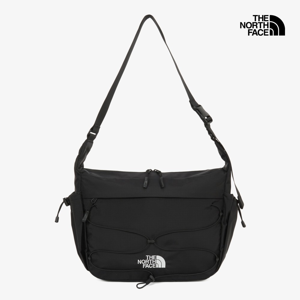 NEW THE NORTH FACE BORELAIS SOFT MESSENGER BAG NN2PR57 BLACK | eBay