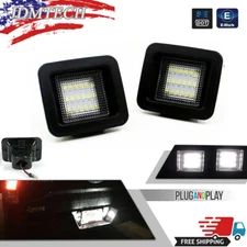 For Ford F150 2015-2022 White LED License Plate Light Bulbs Rear Assembly Lamps