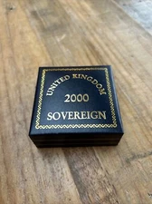 2000 Sovereign Coin Box NO COIN