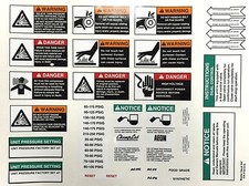 Champion P10157a Master Decal Set Air Compressor Parts