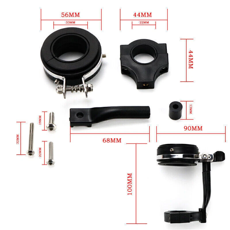 For Honda VTX1300 VTX 1300 VTX1300C Throttle Lock Motorcycle Cruise Control Kit Foto 3 de 4