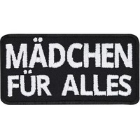 Spaß AufnäHer: MäDchen FüR Alles AufbüGler Bestickt Morale Patch Sticker 70X35Mm