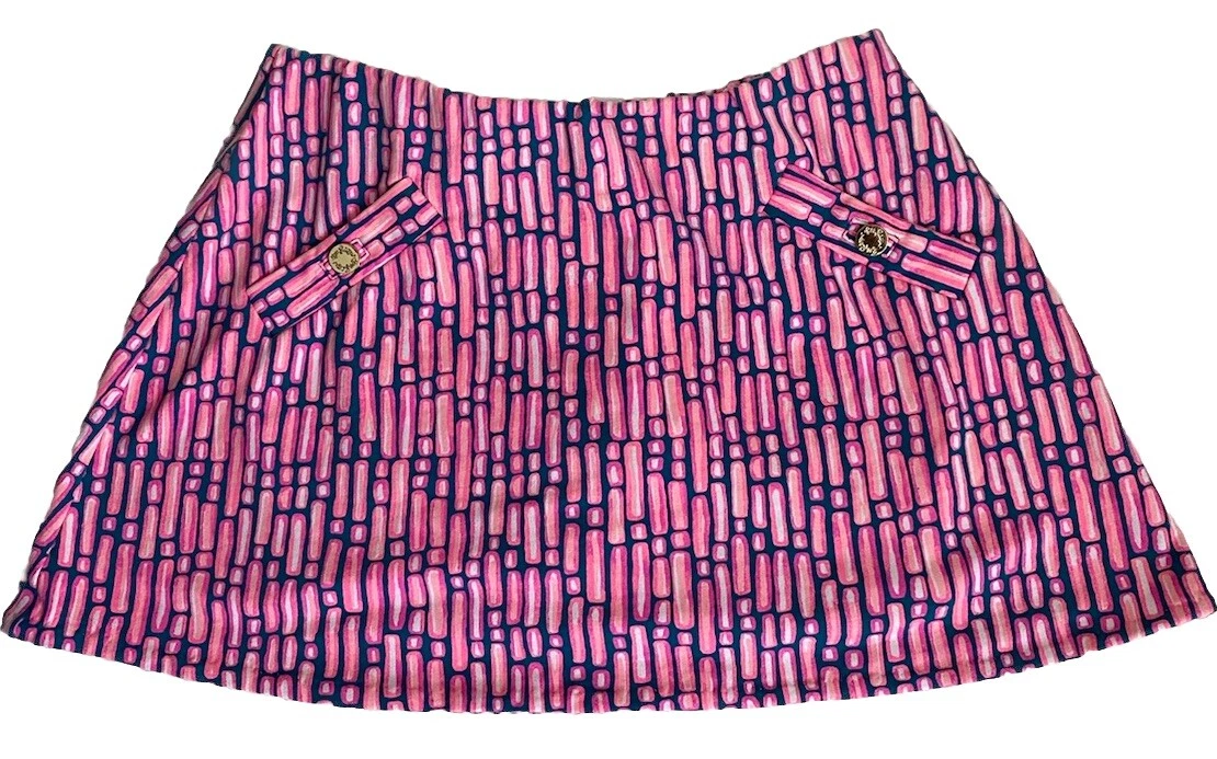 Lilly Pulitzer Skort/ Tennis Skirt Madison Mandevilla Pink Sz. M