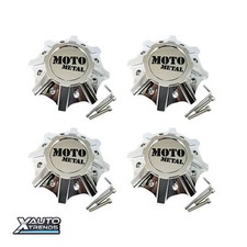 4 X Moto Metal Wheel Center Cap Chrome T142l215-h48-c1