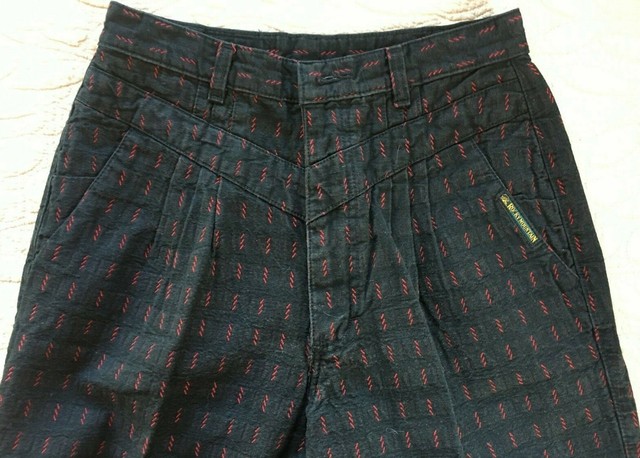 Rockies Rocky Mountain Jeans Western Color Black with Red Stripes Size