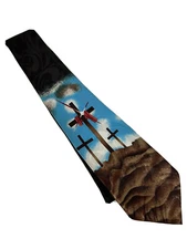 Steven Harris Christian Christ Is Rise Jesus Necktie Religious Tie Design 58"