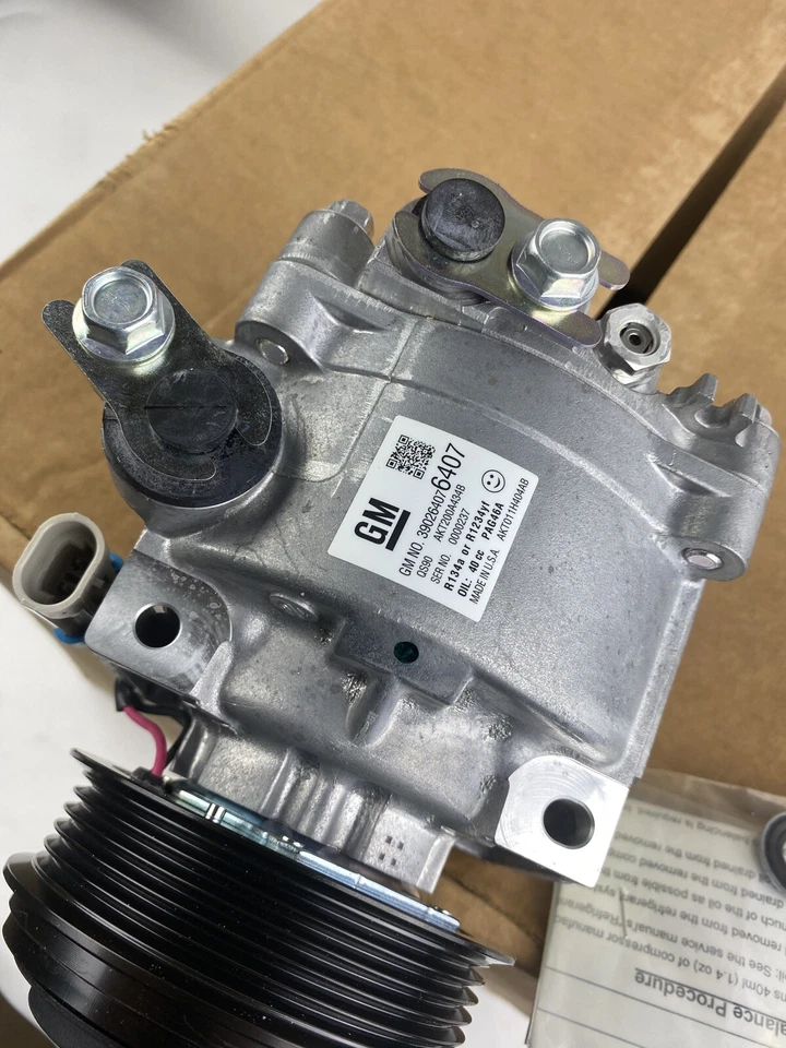 Original GM OEM ACDelco 15-22331 2016 Buick Encore 1,4 L compresor de aire acondicionado 39026406 Foto 3 de 4
