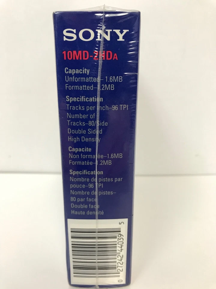 DISQUETES SONY MD-2HD IBM FORMATEADOS 5.25 HD DS ALTA DENSIDAD PAQUETE DE 10 CANTIDAD 3 Foto 3 de 4