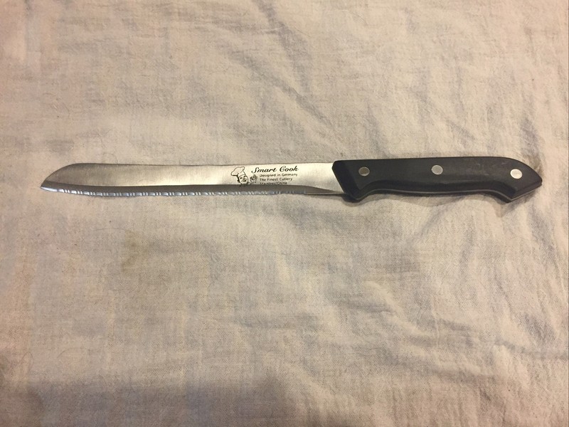 Classic Smart Cook Bread Knife 8” Blade - Solid