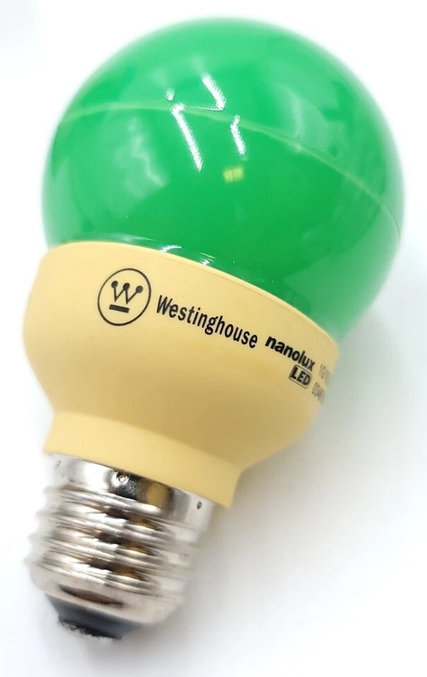 Nanolux LED 1W/1 Watt LED Small Bulb Green Rich Color 120V Indoor/Outdoor - Image 2 of 4