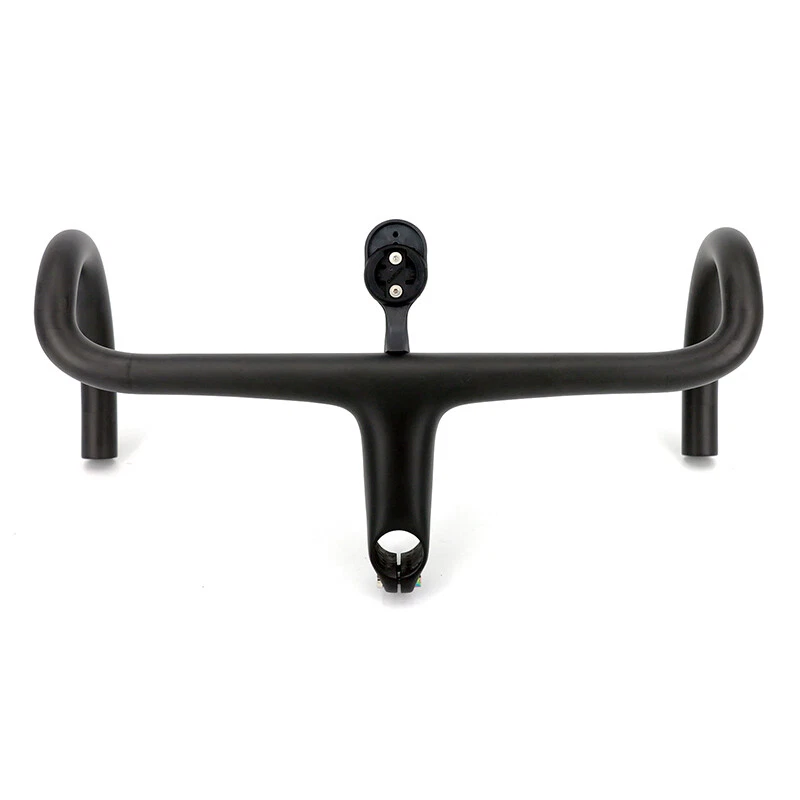UD Carbon Fiber Road Bike Handlebar Integrated Bar Stem Racing Drop Bar 1-1/8 in - Image 4 of 4