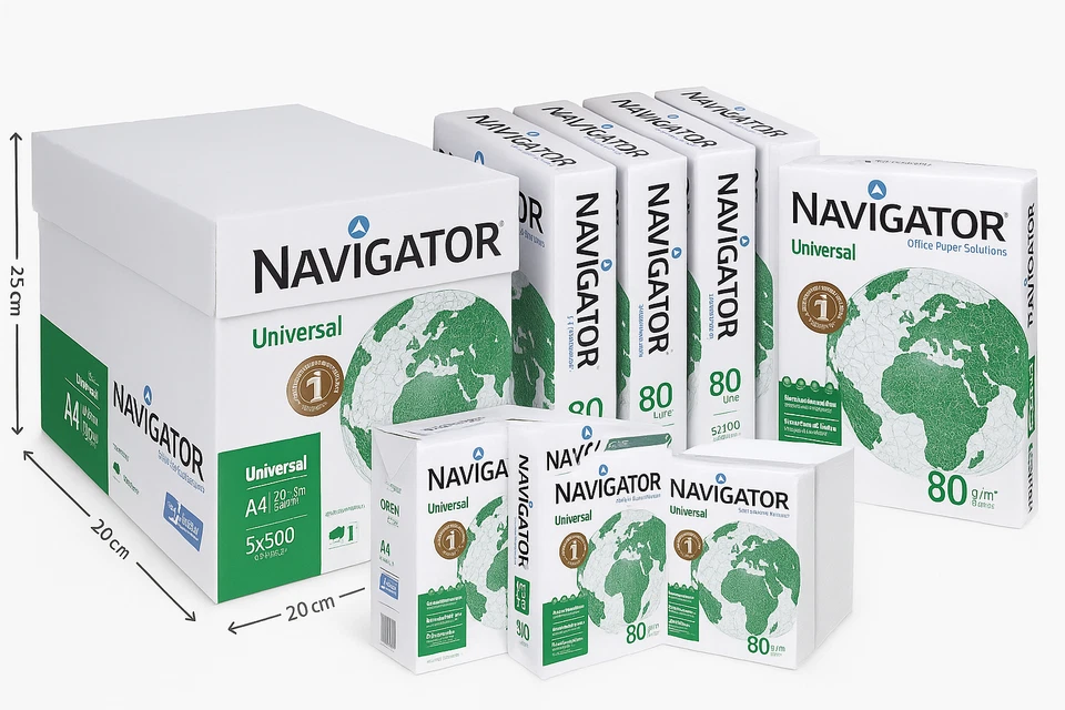 Navigator Universal Kopierpapier A4 80g/m² | Druckerpapier Büro 500–100000 Blatt - Bild 2 von 4