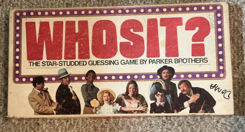 1976 WHOSIT? Vtg Board game Parker Bros  No.50 Deduction Guessing Game. Vintage 
