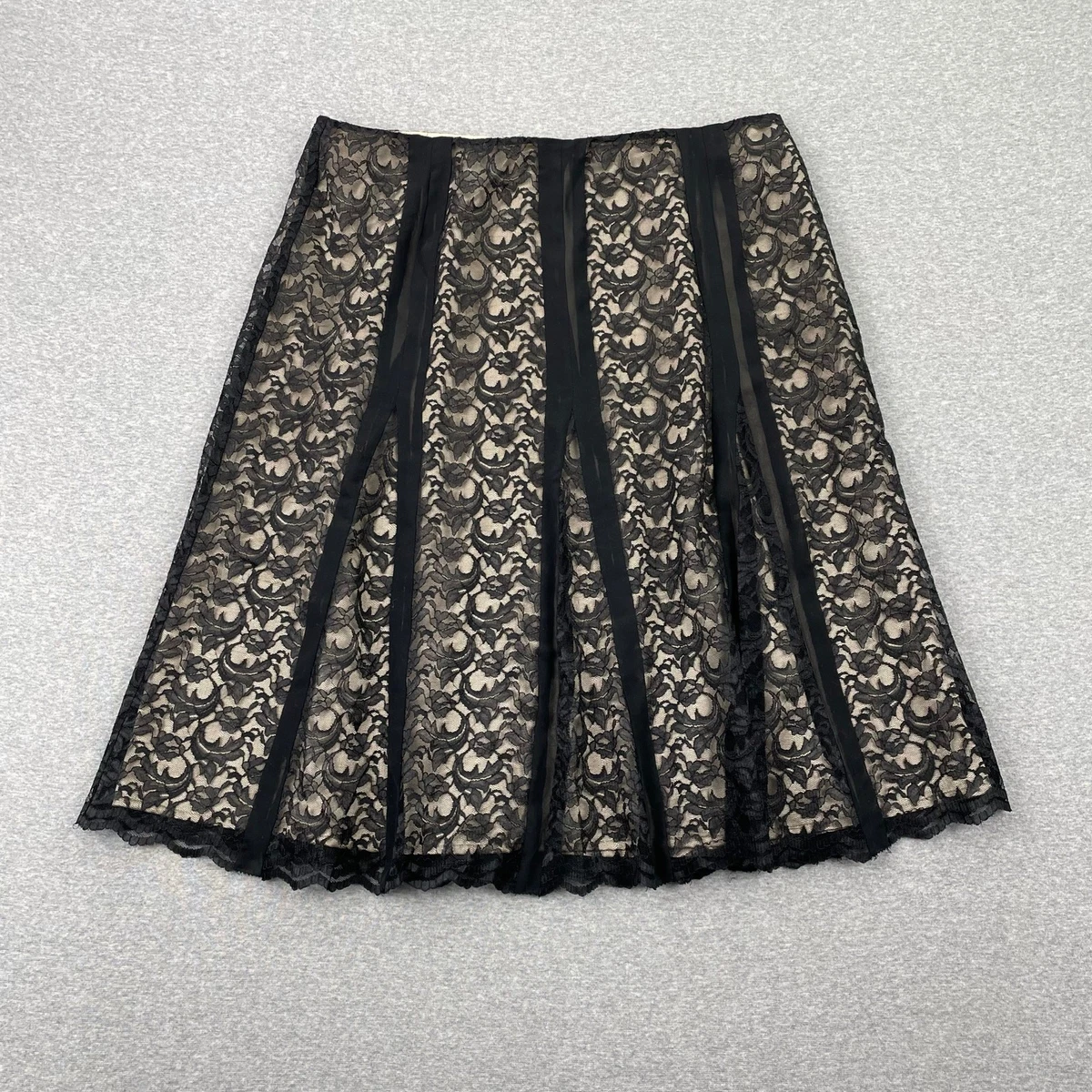 Jupe Professionnelle Axcess Taille 10 – Motif Floral – Doublée – Midi