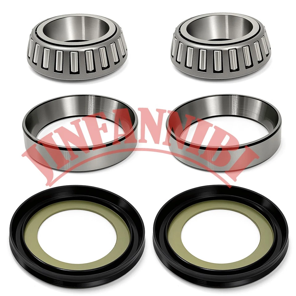 Steering Stem Bearings & Seals Kit Set for Honda CR125R CR250R CRF250R CRF450R Foto 4 de 4