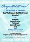 2025 Topps Chrome Pat Bryant/RJ Harvey Dual Autographs (RAW)