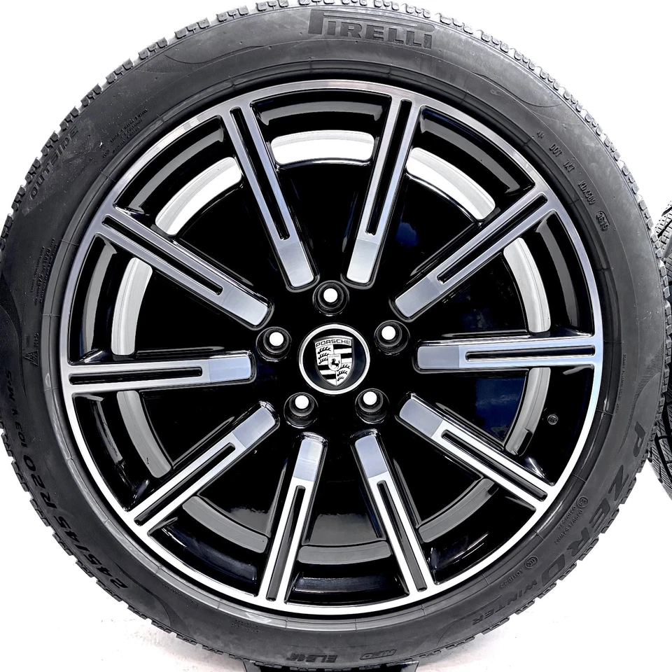 Original Porsche Taycan Turbo Aero Winterräder 20 Zoll Felgen Winterreifen - Bild 2 von 4