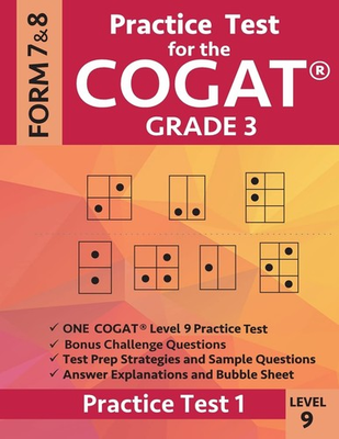 #ad Practice Test for the CogAT Grade 3 Level 9 Form 7 and 8: Practice Test 1: 3... $5.82