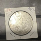 1890 Carson City Morgan Silver Dollar 0.9 Fine Silver Uncertified US $1 Coin