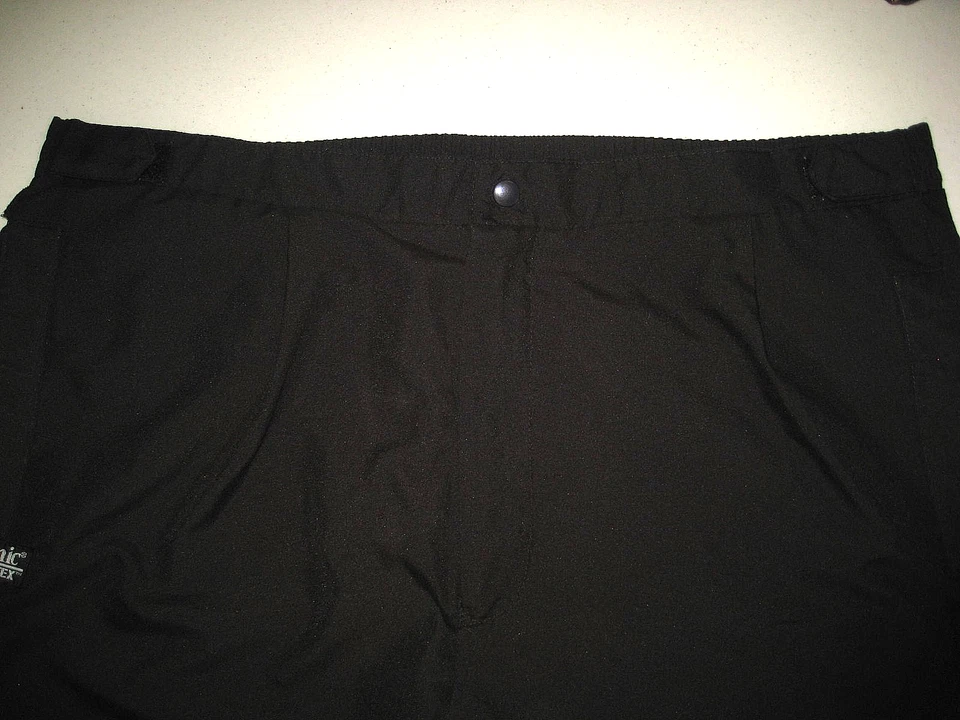 EUC- Etonic 黑色 GORE-TEX 防水高尔夫雨衣带拉链男式 XL 码 — 第 4/4 张图片