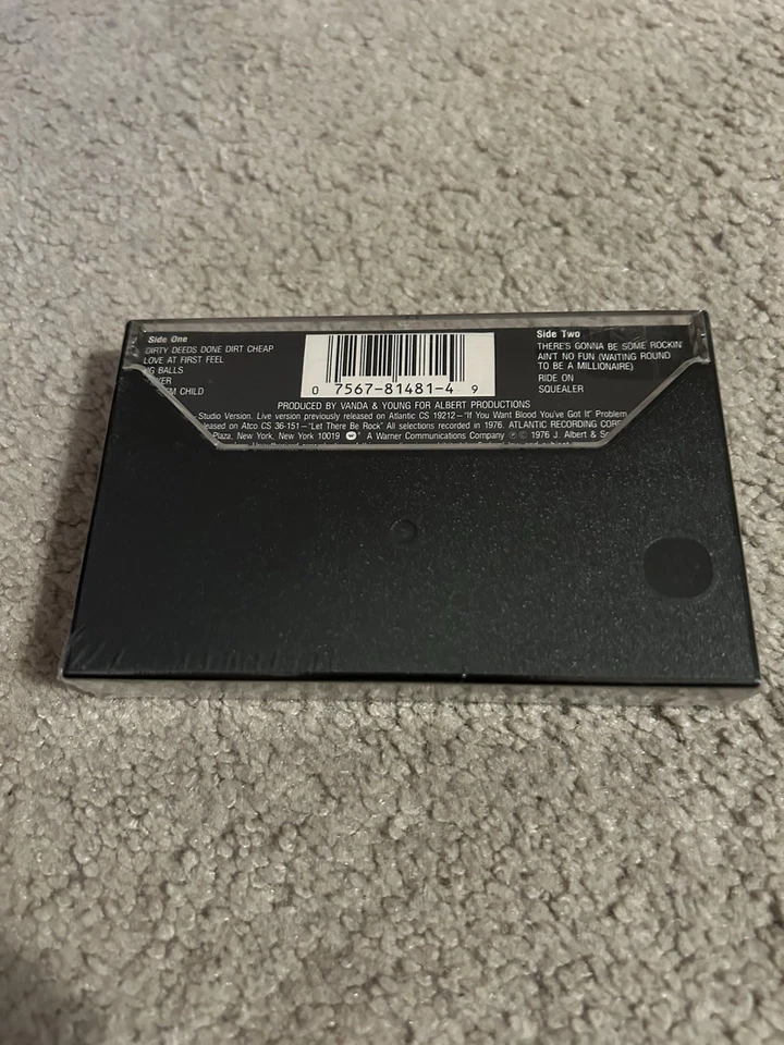 AC/DC - Dirty Deeds Done Dirt Cheap - Brand New Cassette - Original Factory Wrap - Image 2 of 2